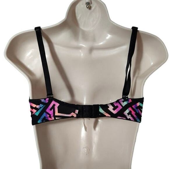 VS Pink Logo Wear Multi-Colored Everywhere Lightly Lined Padded Bra Size 32D - Picture 11 of 12